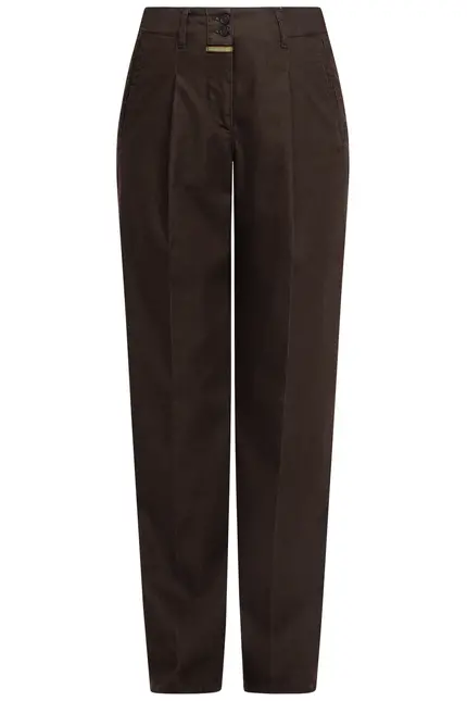 Recover Pants Bundfaltenhose Peggy In Dunkelbraun Artikelnummer REC-12641-U4143-887
