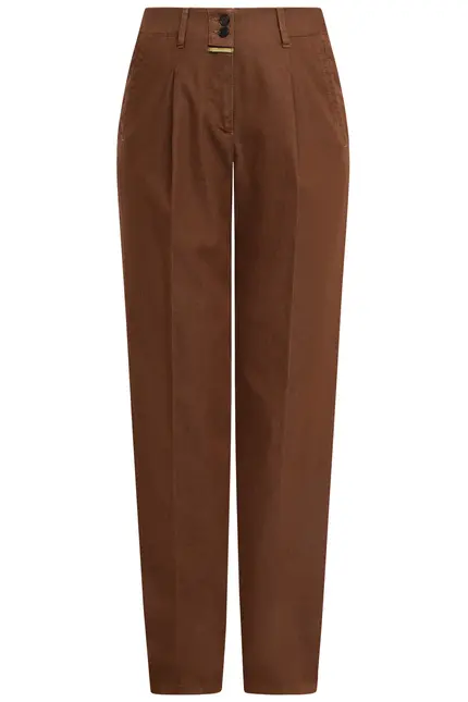 Recover Pants Bundfaltenhose Peggy In Tabakbraun Artikelnummer REC-12641-U4143-822