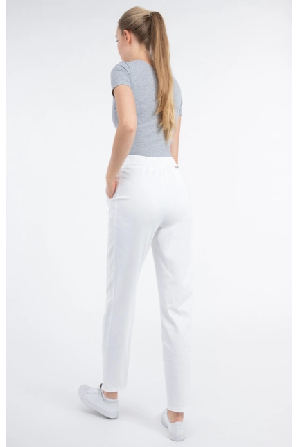 Recover Pants Corin, Relaxed Fit-Hose Im Chinostyle In WEIß Artikelnummer REC-13326-4041-110