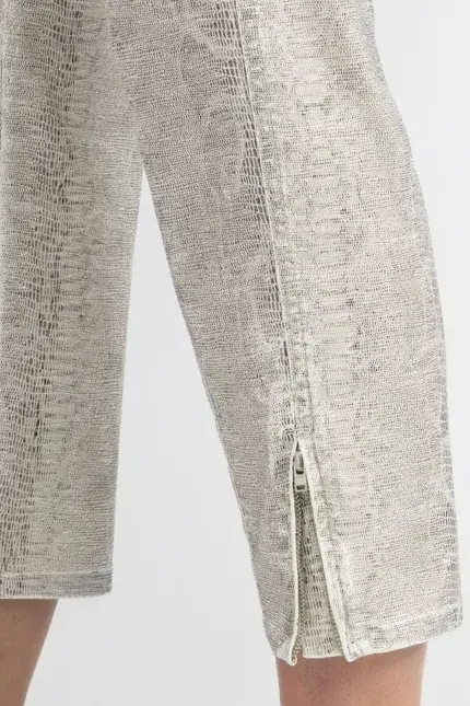 Recover Pants Hose Mit Reptilprint In ECRU-ANTHRAZIT Artikelnummer REC-12664-01-4024-183