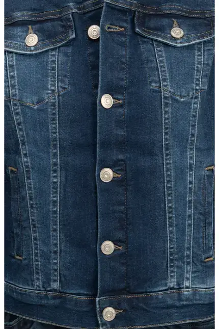 Recover Pants Jeansjacke Chic In Used-Optik In DENIM BLUE Artikelnummer REC-30100-01-4325-145