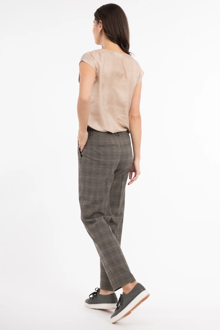 Recover Pants Karo-Hose In KARO BEIGE Artikelnummer REC-13345-4058-8