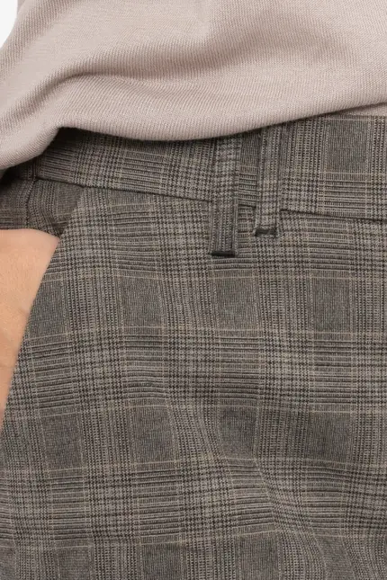 Recover Pants Karo-Hose In KARO BEIGE Artikelnummer REC-13345-4058-8