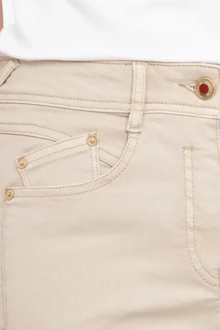 Recover Pants Modische Hose Im 5-Pocket Style In BEIGE Artikelnummer REC-13362-4142-235