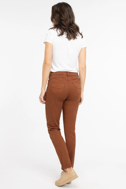 Recover Pants Modische Hose Im 5-Pocket Style In COGNAC Artikelnummer REC-13362-4142-871