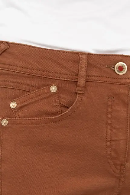 Recover Pants Modische Hose Im 5-Pocket Style In COGNAC Artikelnummer REC-13362-4142-871