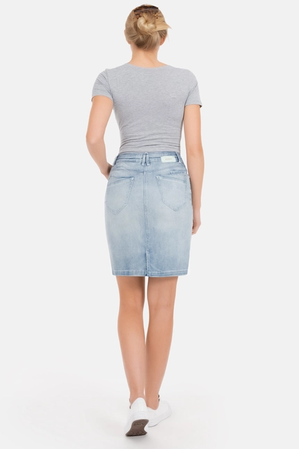 Recover Pants Pia, Jeansrock In BLEACHED Artikelnummer REC-40144-4279-103