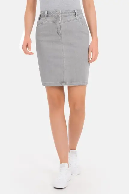 Recover Pants Pia, Jeansrock in SILBER Artikelnummer REC-40144-4279-905 Recover Pants Pia, Jeansrock in SILBER Artikelnummer REC-40144-4279-905