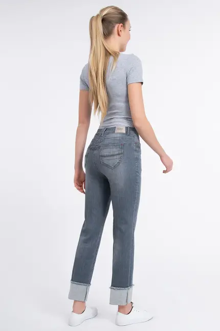 Recover Pants Powerstretch-Jeans Carlotta In GREY Artikelnummer REC-12759-U3810-975