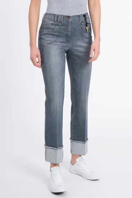 Recover Pants Powerstretch-Jeans Carlotta In GREY Artikelnummer REC-12759-U3810-975