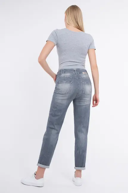 Recover Pants Powerstretch-Jeans Cindy In GREY Artikelnummer REC-13333-02-U3880-975