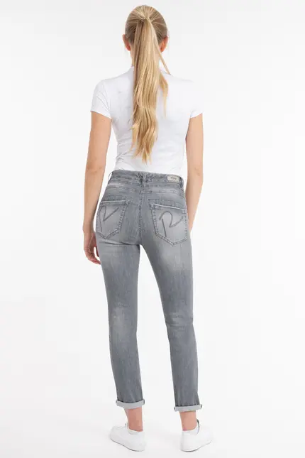 Recover Pants Powerstretchjeans Luna In GREY Artikelnummer REC-13346-01-U4075-975