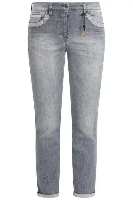 Recover Pants Powerstretchjeans Luna In GREY Artikelnummer REC-13346-01-U4075-975