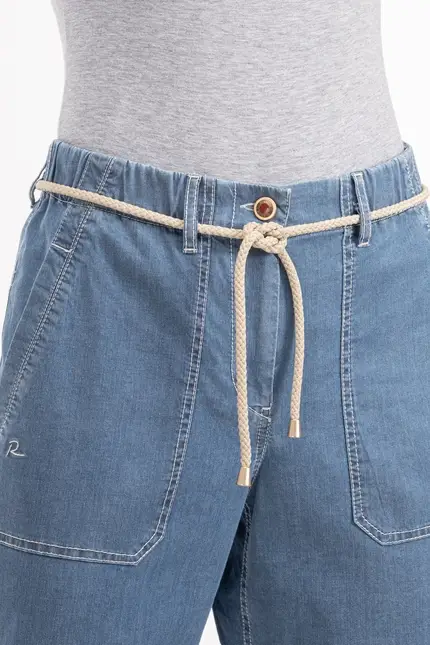 Recover Pants Relaxed Fit-Hose BELINA In MEDIUM BLUE Artikelnummer REC-13014-3882-130