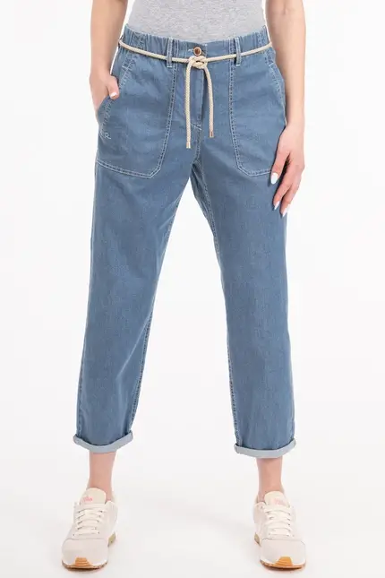 Recover Pants Relaxed Fit-Hose BELINA in MEDIUM BLUE Artikelnummer REC-13014-3882-130