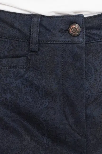 Recover Pants Slim Fit Druckhose In DRUCK DUNKELBLAU Artikelnummer REC-13013-4099-4