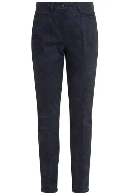 Recover Pants Slim Fit Druckhose In DRUCK DUNKELBLAU Artikelnummer REC-13013-4099-4