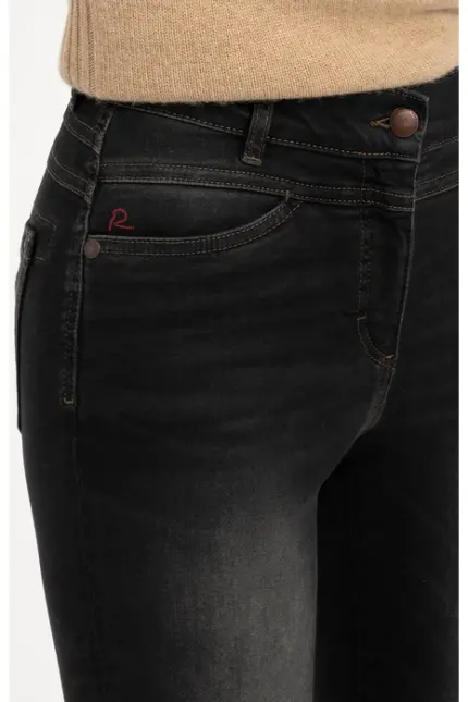 Recover Pants Slim-Fit-Jeans Alba In BLACK/ BLACK Artikelnummer REC-13343-01-4325-990