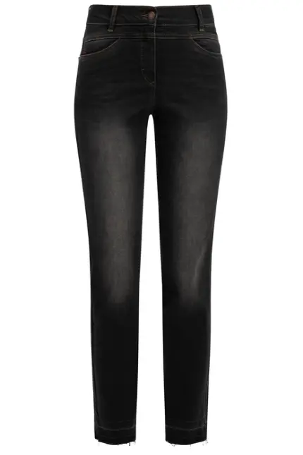 Recover Pants Slim-Fit-Jeans Alba In BLACK/ BLACK Artikelnummer REC-13343-01-4325-990
