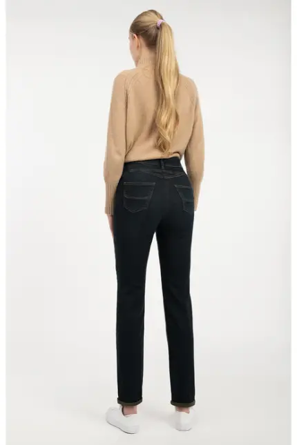 Recover Pants Slim-Fit-Jeans Darlin In DENIM BLAU/ KHAKI Artikelnummer REC-13362-4292-599