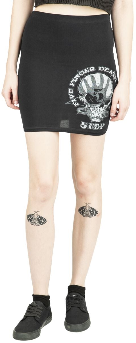 EMP "1 2 F U" Kurzer Rock Schwarz Von Five Finger Death Punch