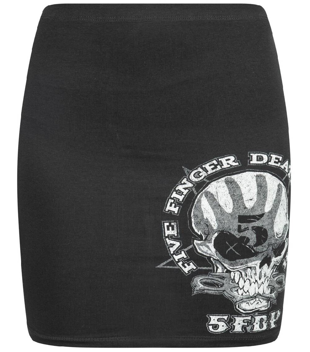 EMP "1 2 F U" Kurzer Rock schwarz von Five Finger Death Punch