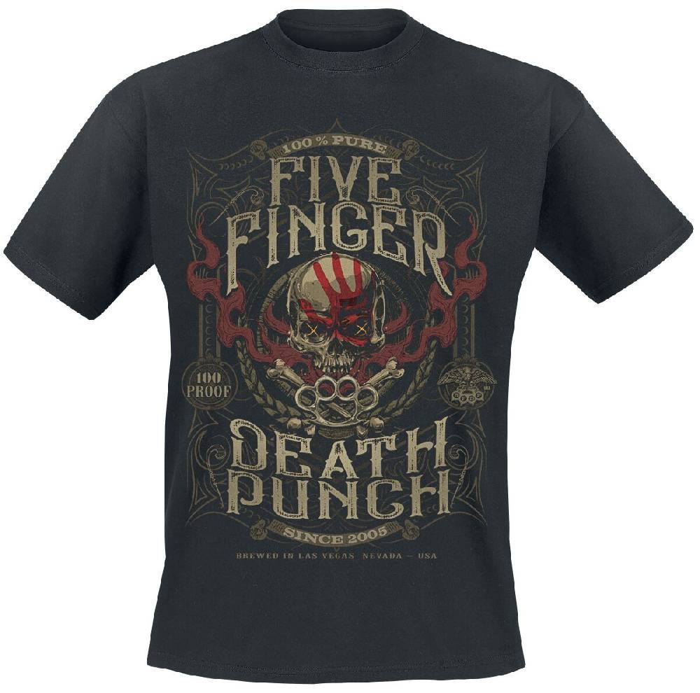 EMP "100 Proof T-shirt" T-Shirt schwarz von Five Finger Death Punch