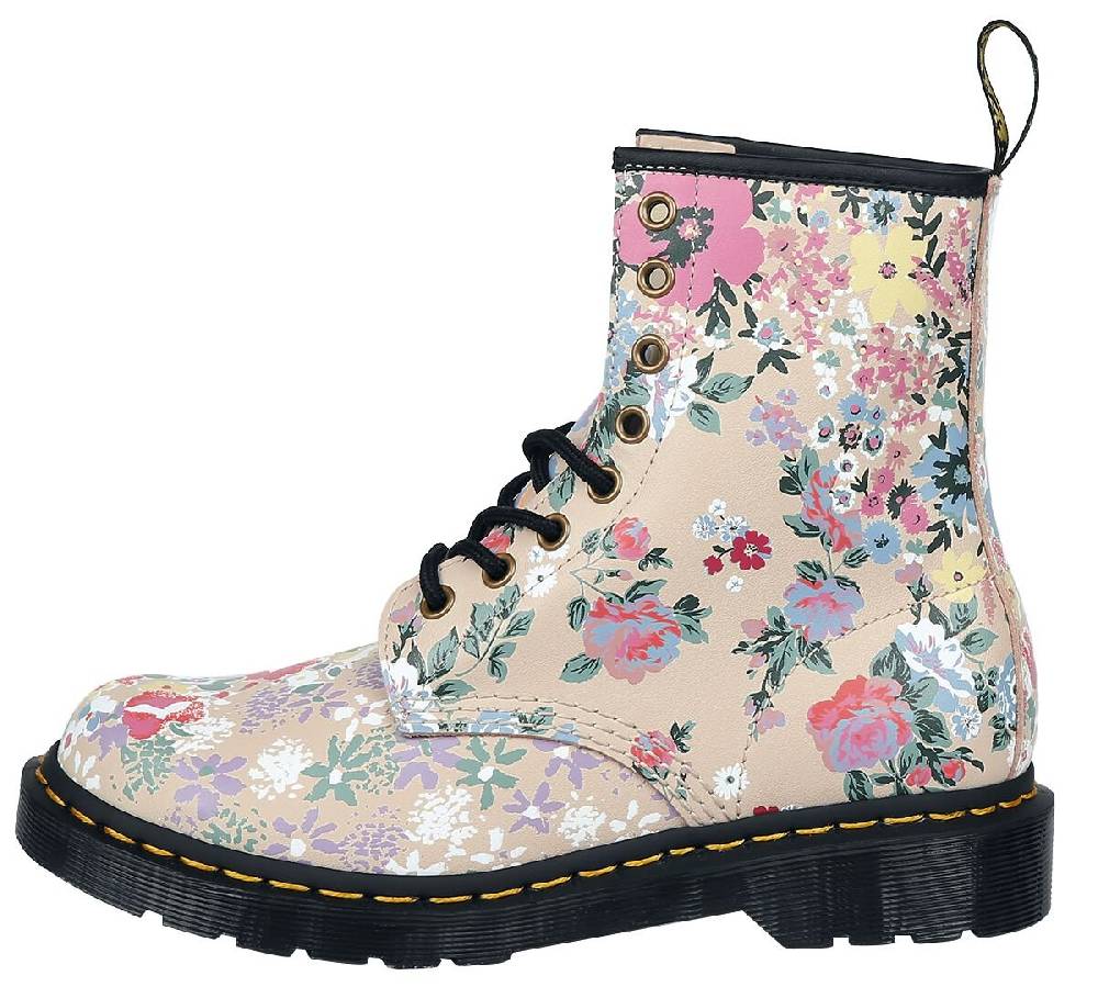 EMP "1460 8 Eye Boot Floral Mash Up Backhand" Boot Multicolor Von Dr. Martens