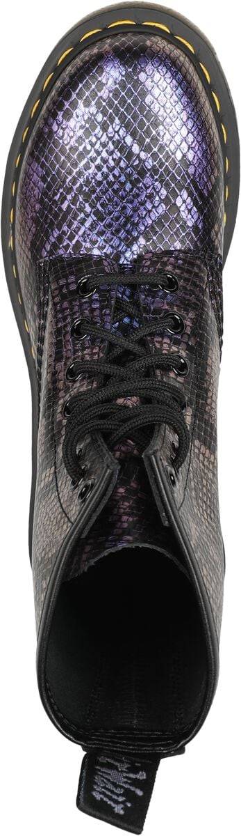 EMP "1460 - Black Blue Viper Croc Emboss" Boot Schwarz/blau Von Dr. Martens