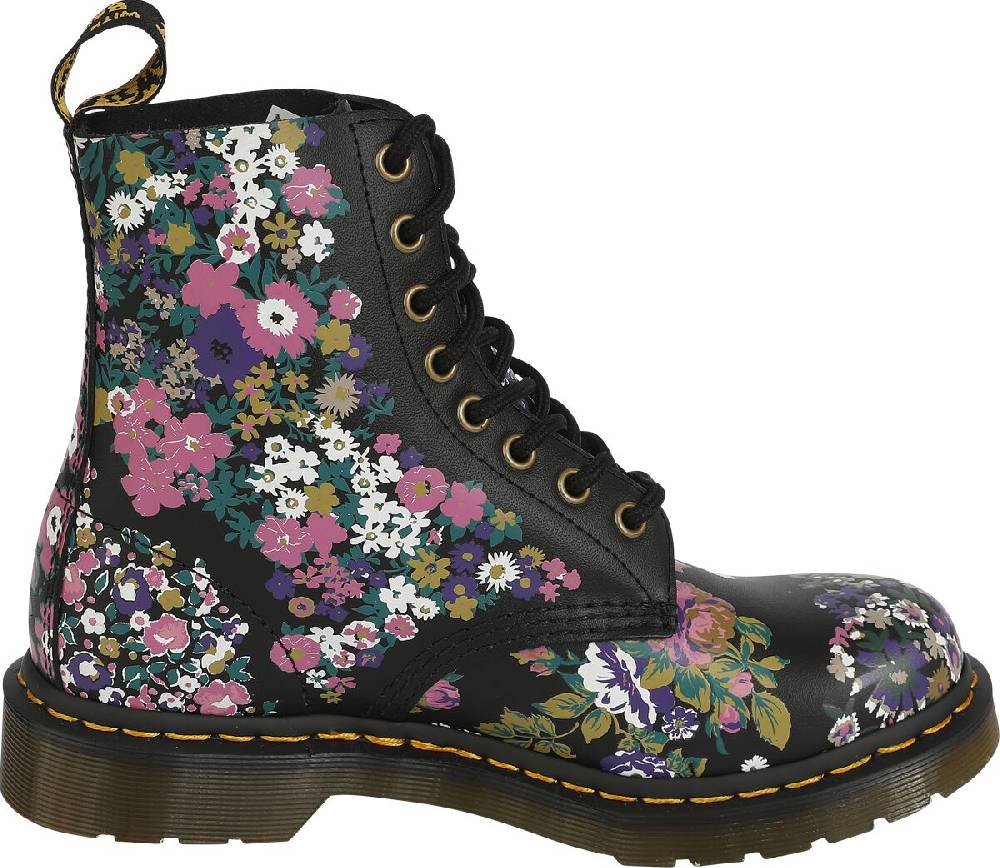 EMP "1460 Pascal - Vintage Floral Print Backhand" Boot Multicolor Von Dr. Martens