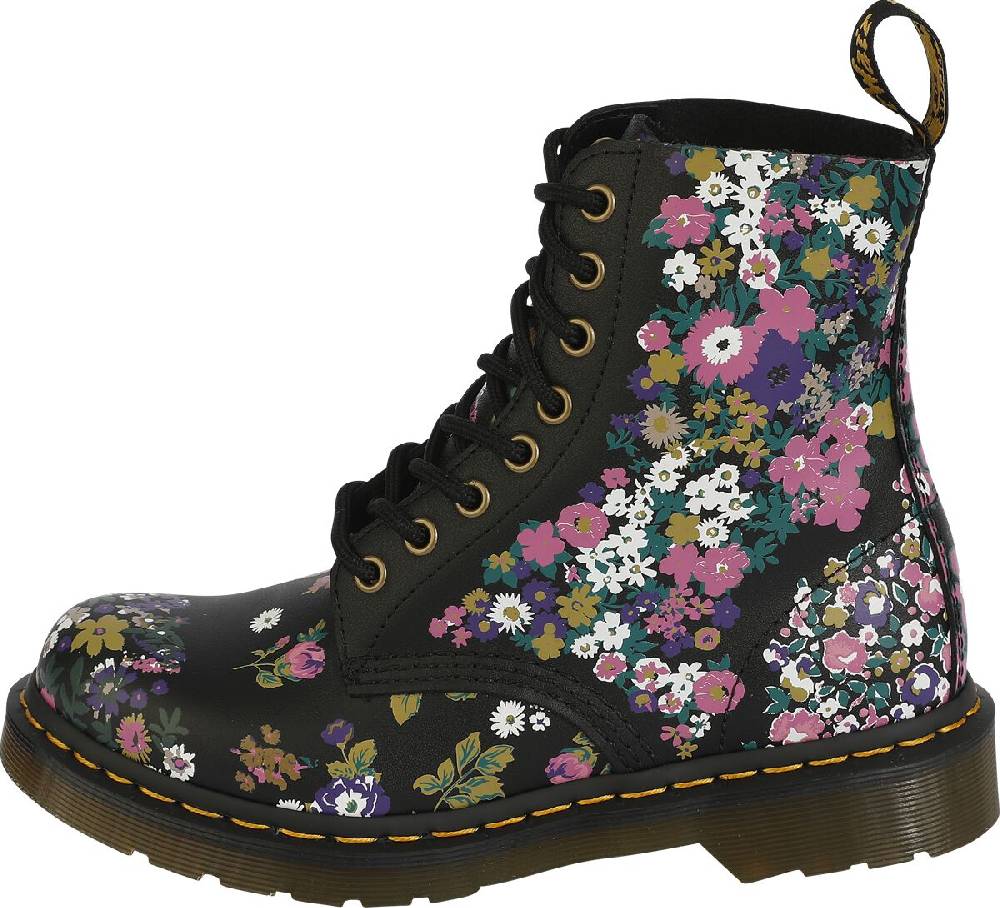 EMP "1460 Pascal - Vintage Floral Print Backhand" Boot Multicolor Von Dr. Martens
