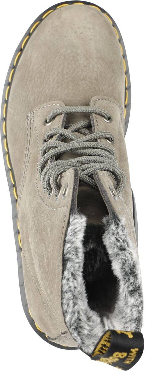 EMP "1460 Serena - Nickel Grey Milled Nubuck Wp" Boot Grau Von Dr. Martens