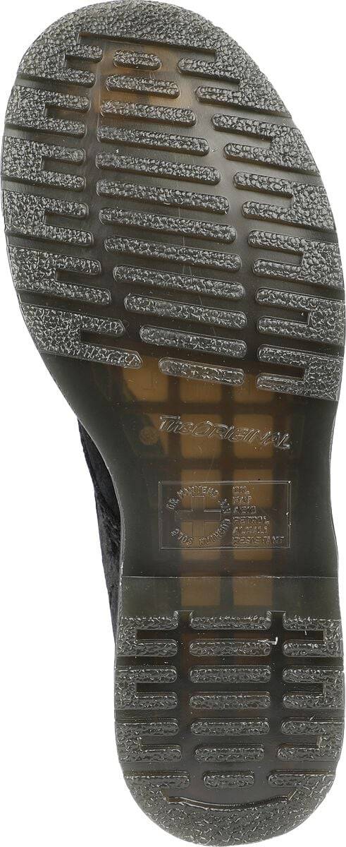 EMP "1460 Vegan - Black Crushed Velvet" Boot Schwarz Von Dr. Martens