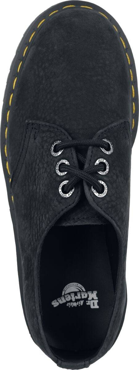 EMP "1461 Quad II - Charcoal Grey Tumbled" Halbschuh Schwarz Von Dr. Martens