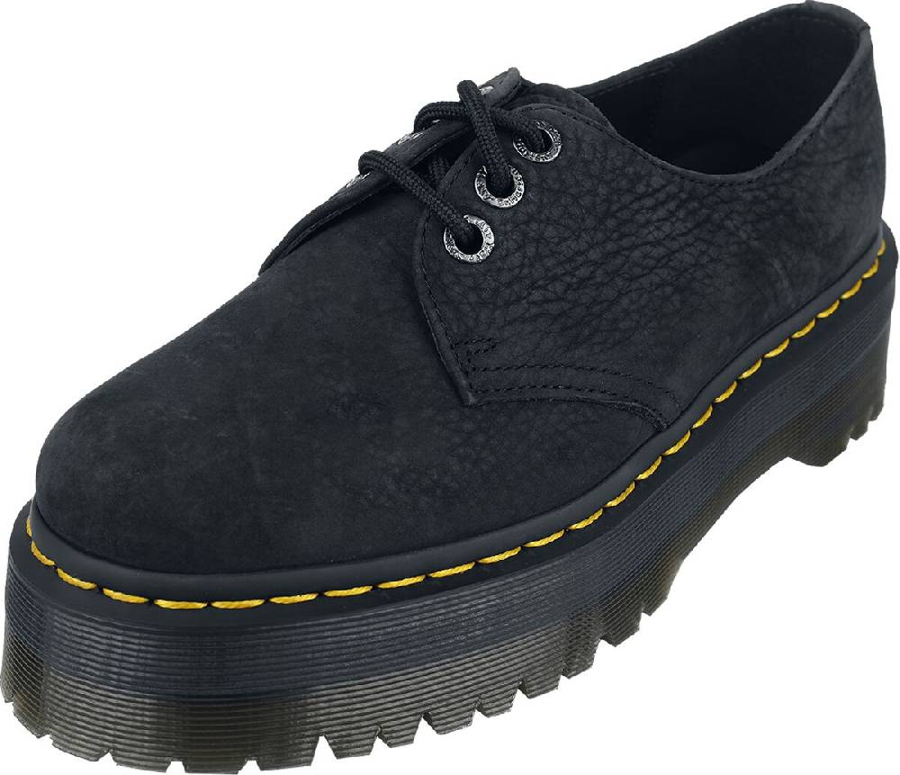 EMP "1461 Quad II - Charcoal Grey Tumbled" Halbschuh schwarz von Dr. Martens