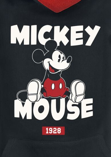 EMP "1928" Kapuzenpullover Schwarz/rot Von Micky Maus