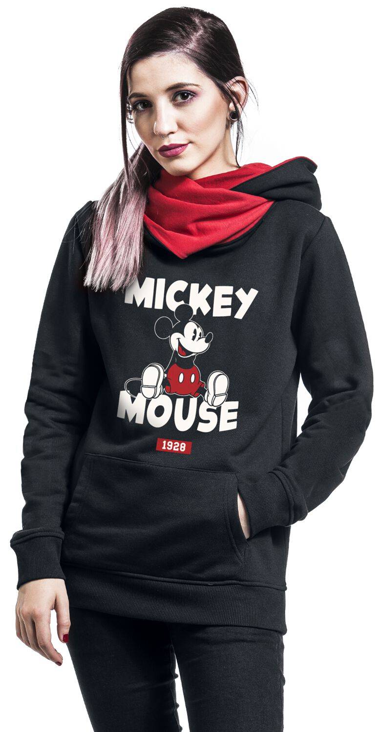 EMP "1928" Kapuzenpullover Schwarz/rot Von Micky Maus