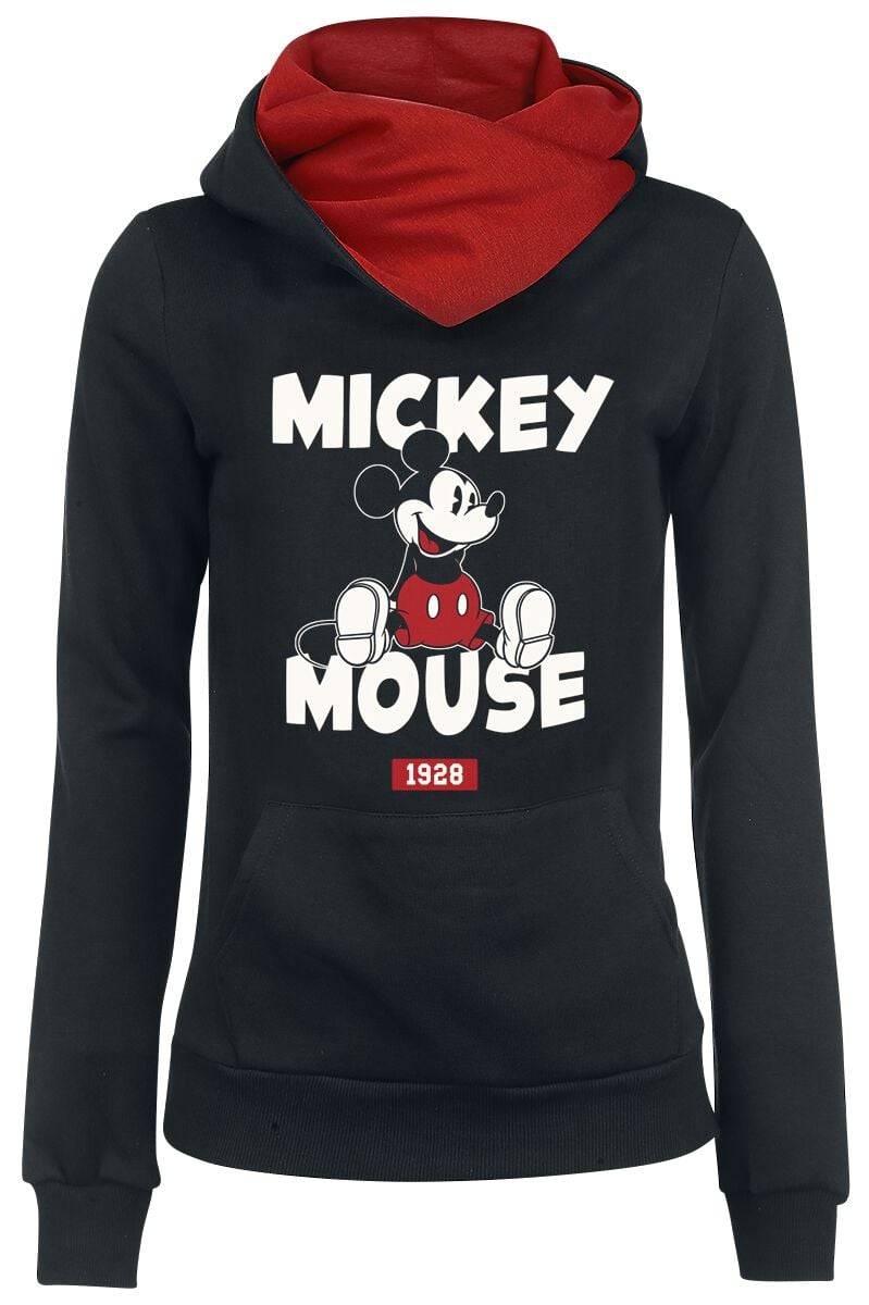 EMP "1928" Kapuzenpullover schwarz/rot von Micky Maus