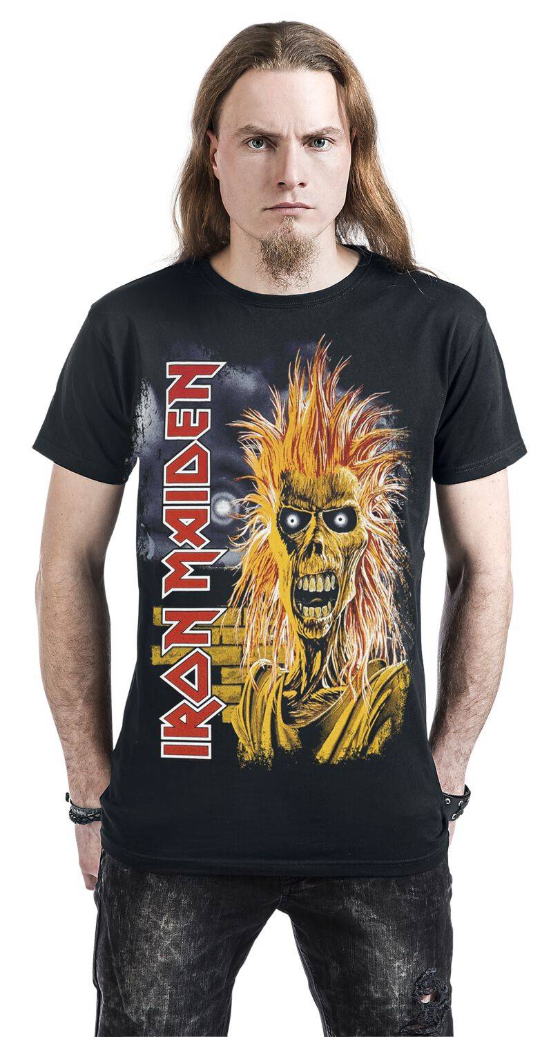 EMP "1st Album Tracklist" T-Shirt Schwarz Von Iron Maiden