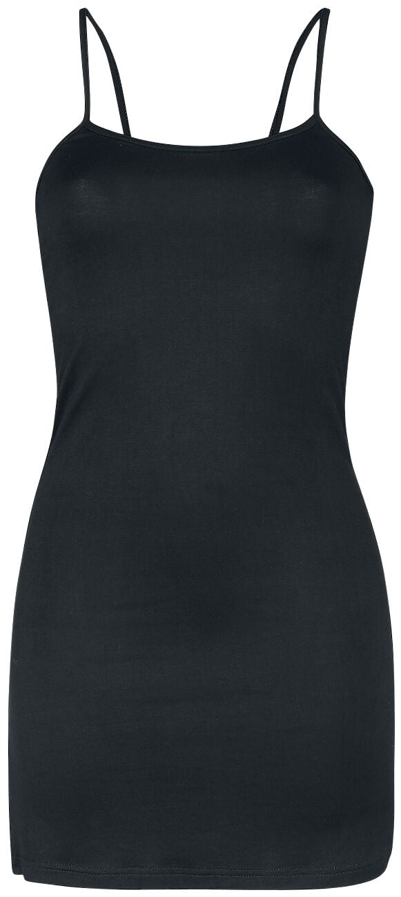 EMP "2 In 1 Side Sleeve Chiffon Dress" T-Shirt Schwarz Von Forplay