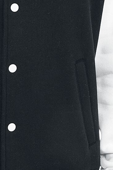 EMP "2-Tone College" Collegejacke Schwarz/weiß Von Urban Classics
