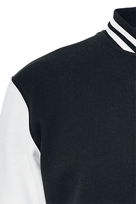 EMP "2-Tone College" Collegejacke Schwarz/weiß Von Urban Classics