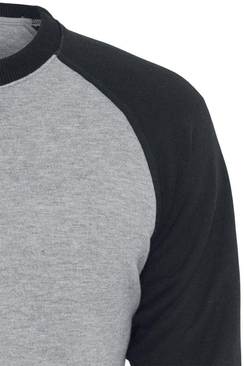 EMP "2-Tone Raglan Crewneck" Sweatshirt Grau/schwarz Von Urban Classics