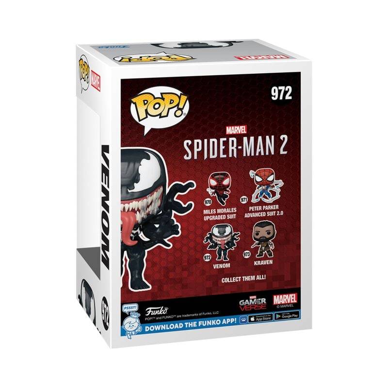 EMP "2 - Venom Vinyl Figur 972" Funko Pop! Multicolor Von Spider-Man