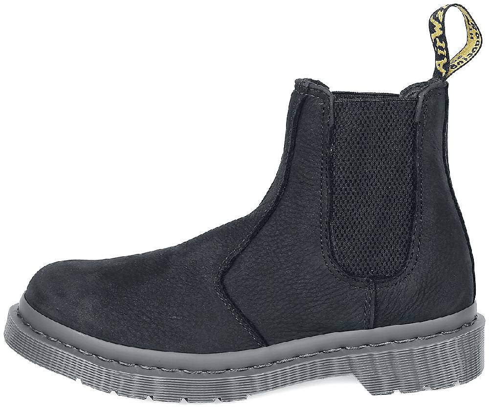 EMP "2976 - Black Milled Nubuck Wp" Boot Schwarz Von Dr. Martens