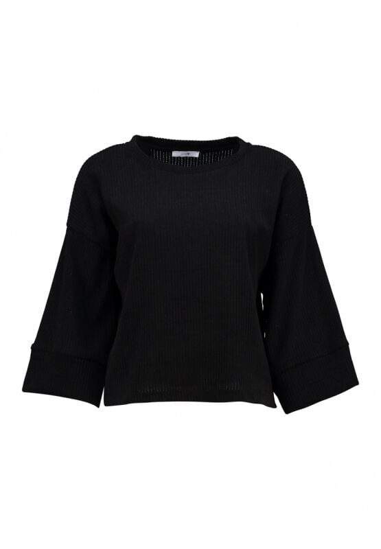 EMP "3/4 P TP Ev44elina" Strickpullover schwarz von Hailys