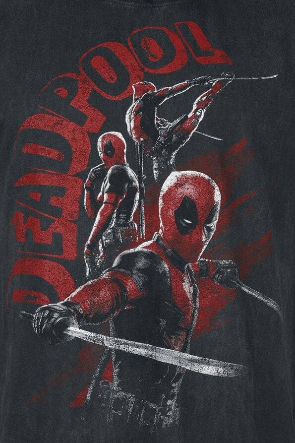 EMP "3 - Deadpool - Chimichangas" T-Shirt Schwarz Von Deadpool