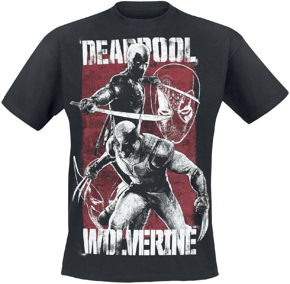 EMP "3 - Deadpool & Volverine" T-Shirt schwarz von Deadpool