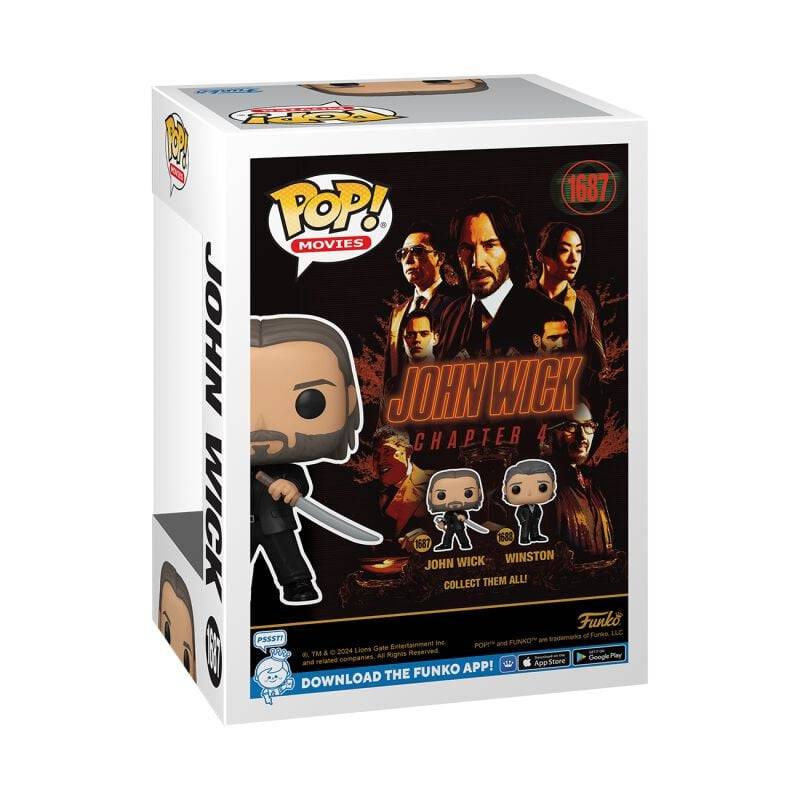 EMP "4 - John Wick Vinyl Figur 1687" Funko Pop! Multicolor Von John Wick