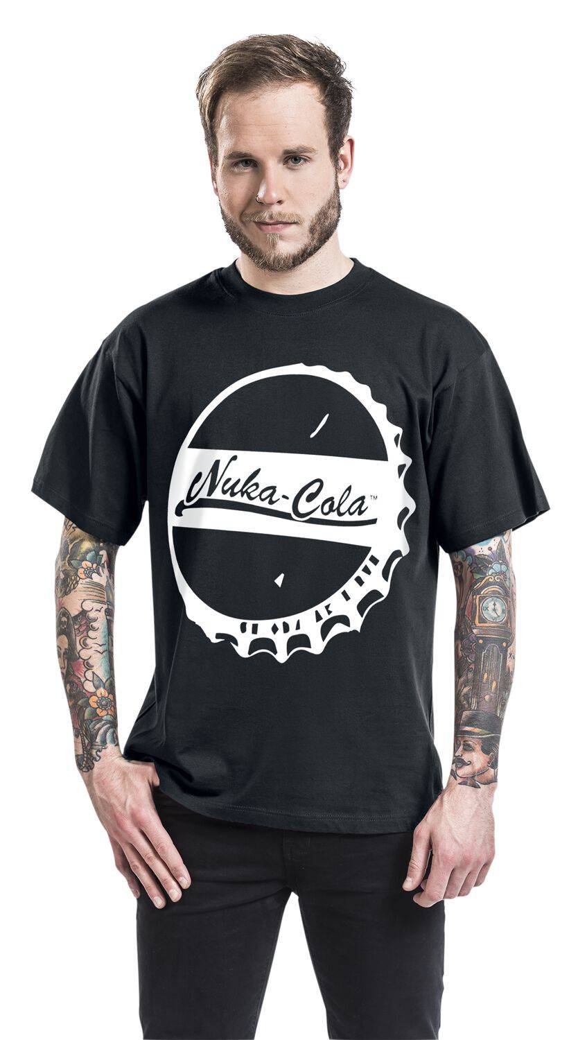 EMP "4 - Nuka-Cola Kronkorken" T-Shirt Schwarz Von Fallout